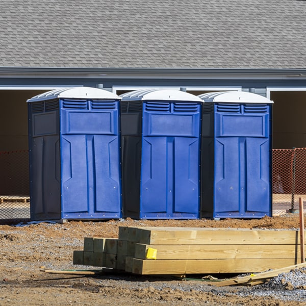 are there any restrictions on where i can place the portable toilets during my rental period in Hawthorne FL